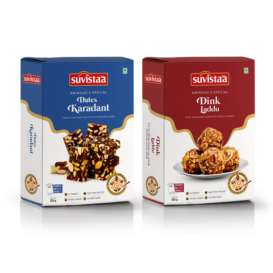 Dates Karadant + Dink Laddu Combo Pack