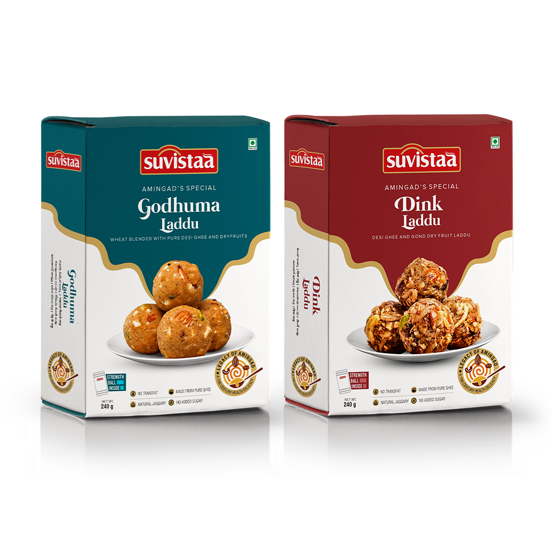 Godhuma Laddu + Dink Laddu Combo Pack